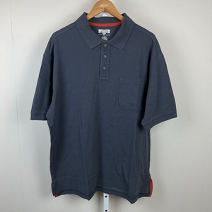 Duluth Trading Co Pocket Polo Shirt Short Sleeve Charcoal Gray‎ Mens Size Large